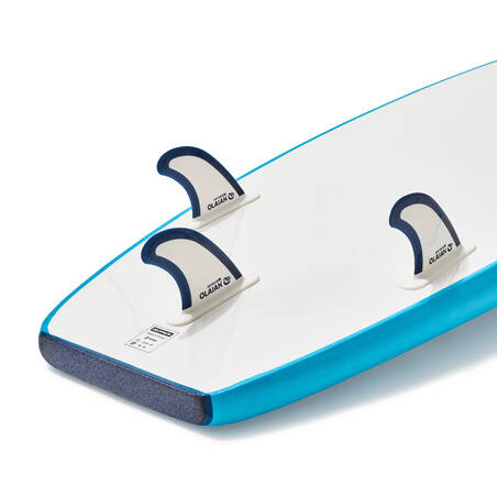 PAPAN SURF BUSA 100 8'2” Dilengkapi dengan tali dan 3 fin.