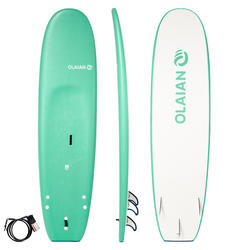 OLAIAN Köpük Sörf Tahtası 100 7'5" - 1 leash ve 3 fin ile satılır.