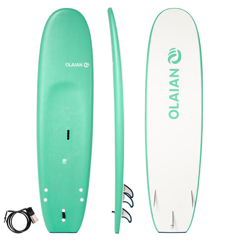Köpük Sörf Tahtası 100 7'5" - 1 leash ve 3 fin ile satılır.