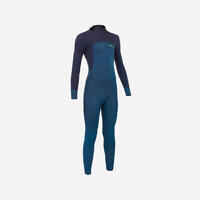 Kids' Full Wetsuit 3/2 - Blue/Black