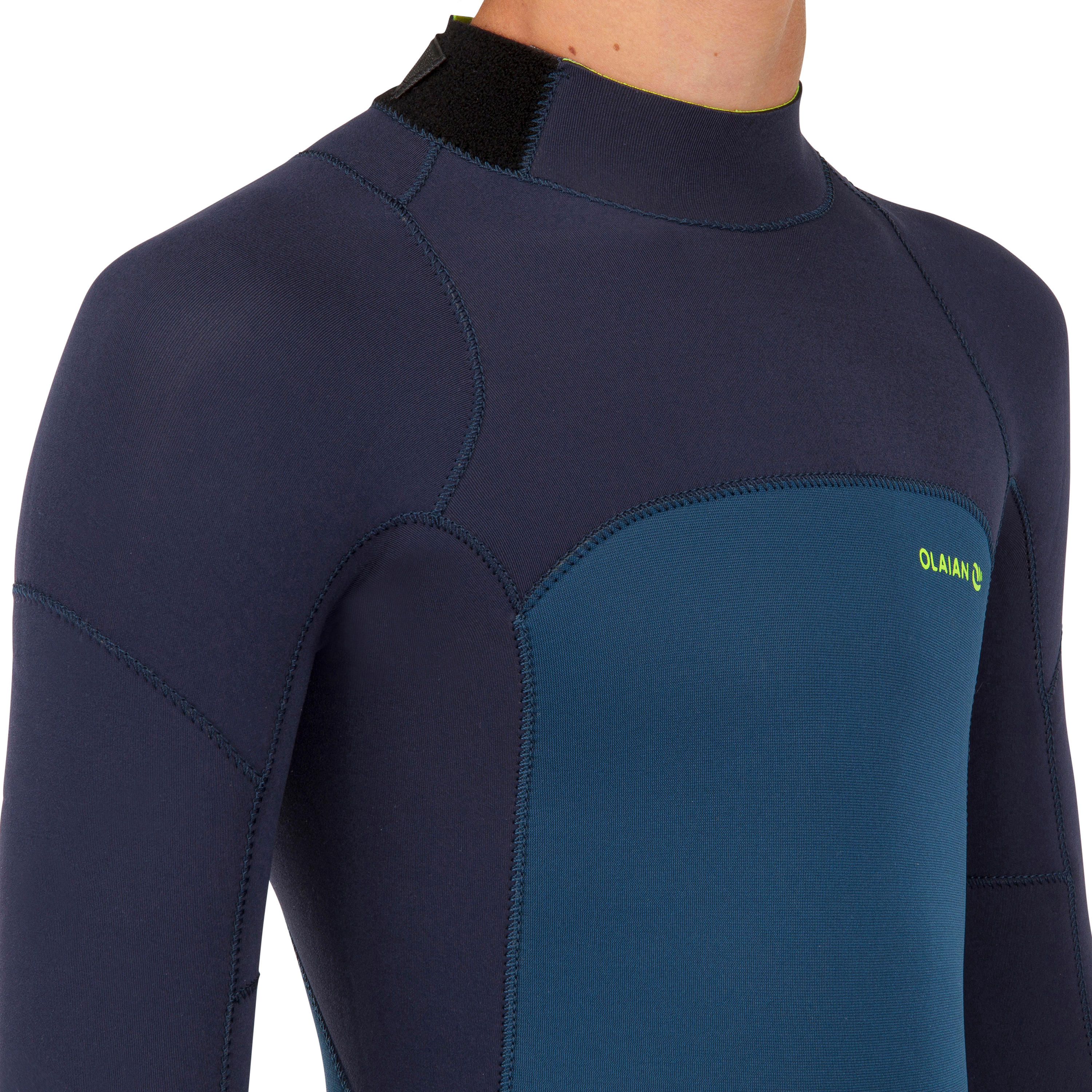 Kids' Full Wetsuit 3/2 - Blue/Black 8/11