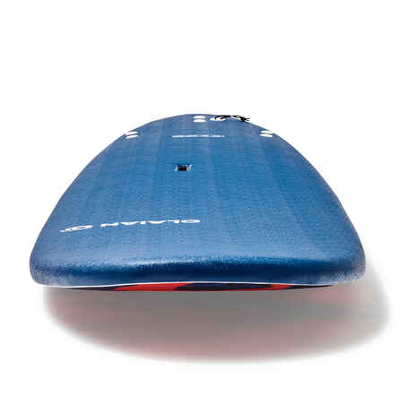 FOAM SURFBOARD 500 8'6". Supplied with 1 leash and 3 fins.