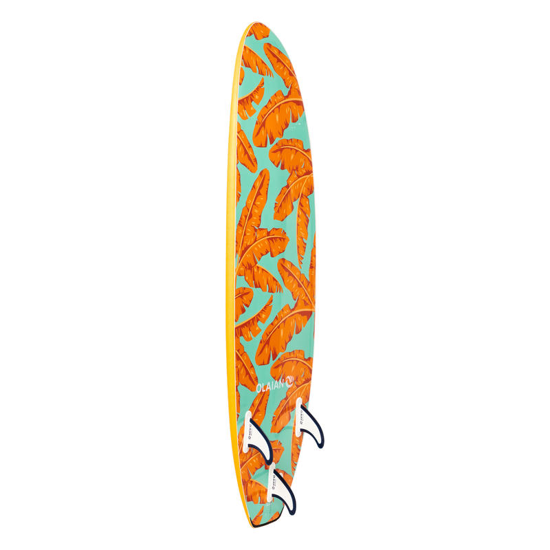 Olaian 500, 6' Foam Surfboard with Leash and 3 Fins Décathlon