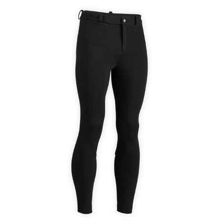 Breeches de equitación para Hombre - Fouganza 100 negro