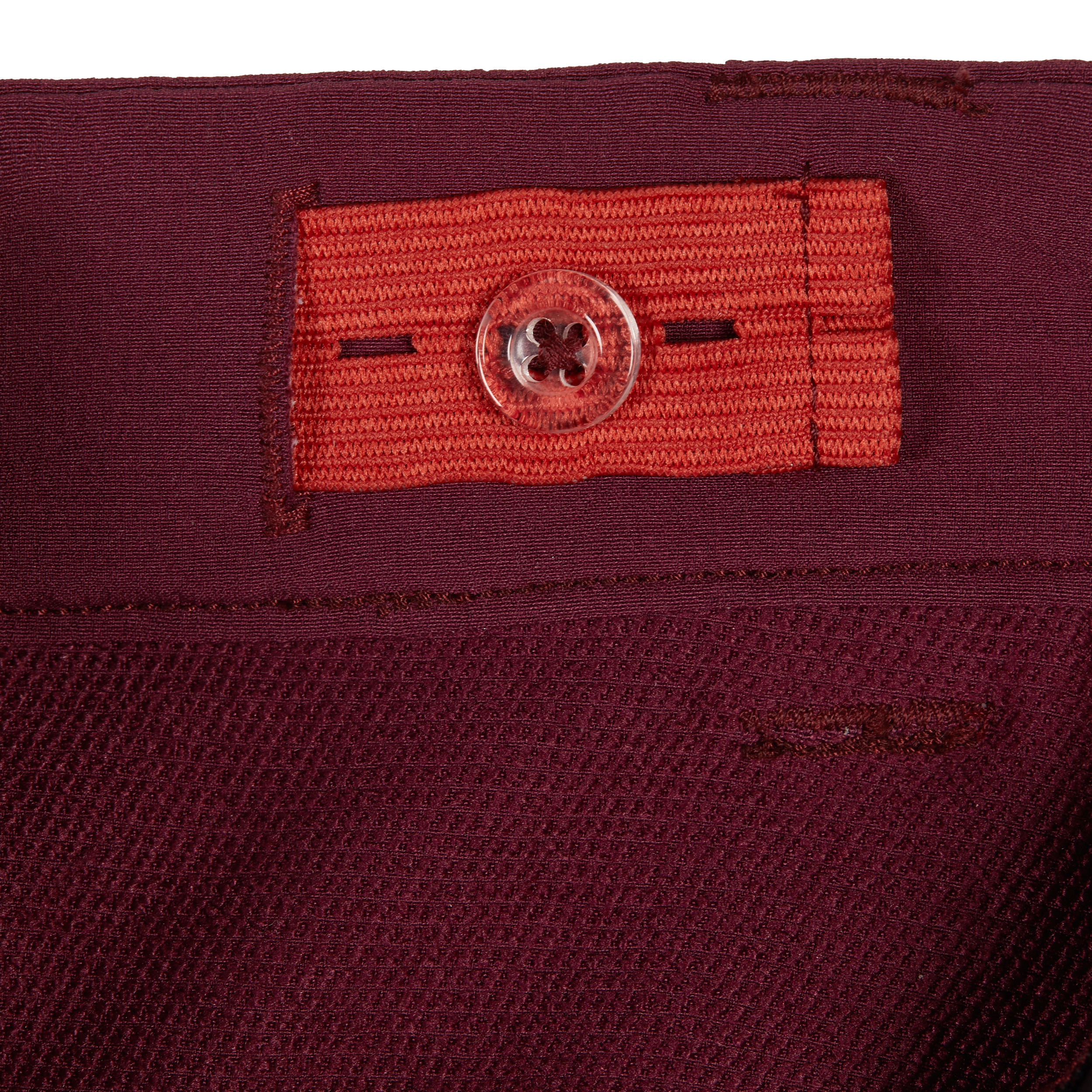 500 Mesh Kids' Horse Riding Jodhpurs - Plum/Navy 3/11
