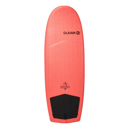 Foam Surfboard 900 5'4  supplied with 2 fins.