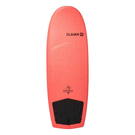 FOAM SURFBOARD 900 5'4" with 2 fins.