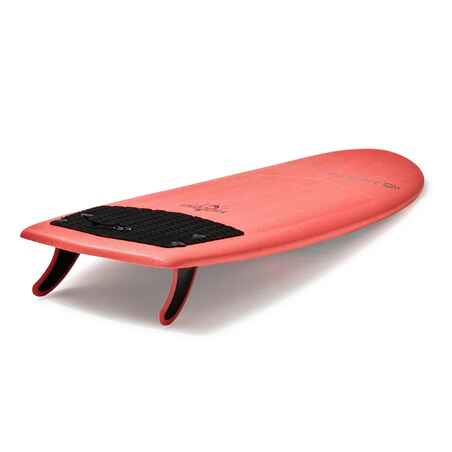 Surfboard Schaumstoff 900 5'4" Lieferung mit 2 Finnen