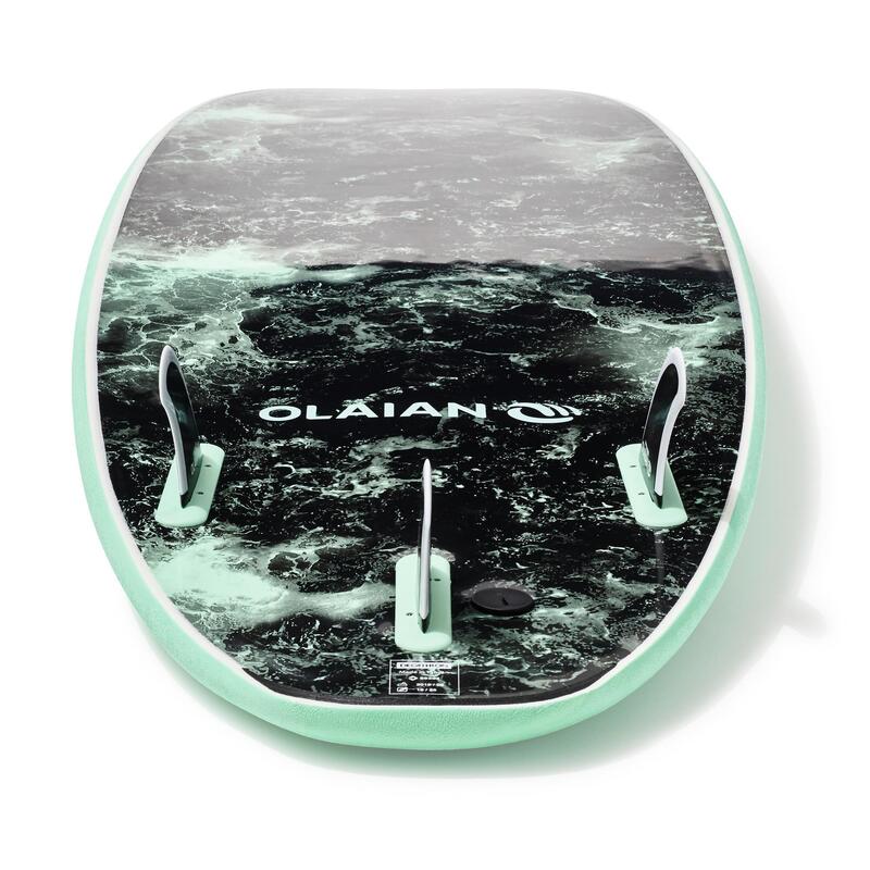 PRODUCTO OCASIÓN: CLASE B - Tabla Surf Evolutiva Espuma Olaian 900 7' + Quillas