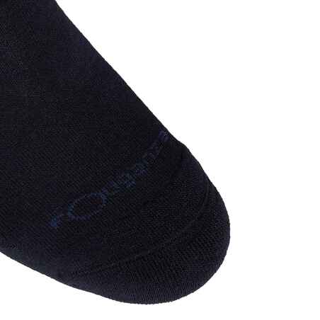 Adult Horse Riding Socks Lozenges - Navy Blue/Pink and Petrol Blue