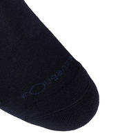 Adult Horse Riding Socks Lozenges - Navy Blue/Pink and Petrol Blue