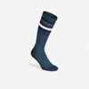 Adult Horse Riding Socks SKS100 - Petrol/Navy and White Stripes