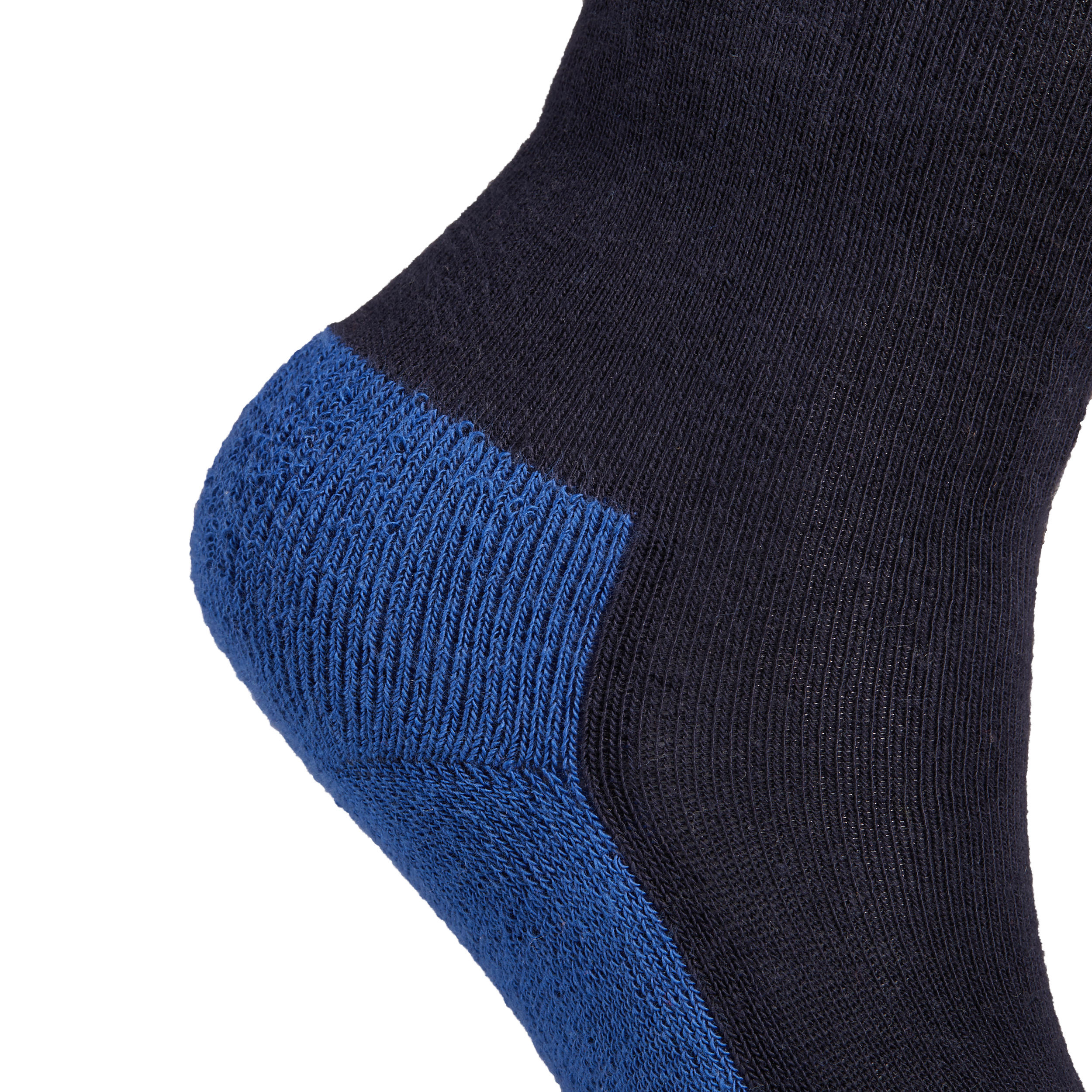 Boys' Horse Riding Socks 500 Horse - Navy/Dark Blue 3/6