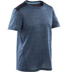 Domyos Ademend T-shirt met korte mouwen voor gym jongens S500 synthetisch