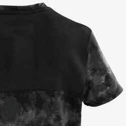 T-shirt skolidrott fritid andas Junior svart/grå