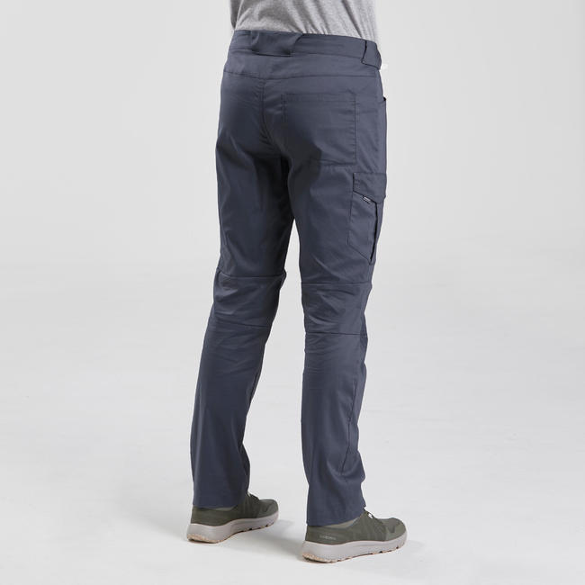 Men’s Hiking Pant NH100 Carbon Grey