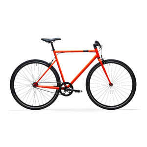 Gradski bicikl elops 500 s jednom brzinom narančasti