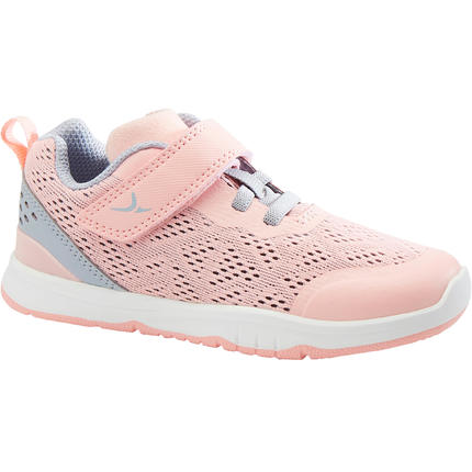 Zapatillas deportivas velcro Bebé Domyos I move Breath 570 rosa del 25 al 28