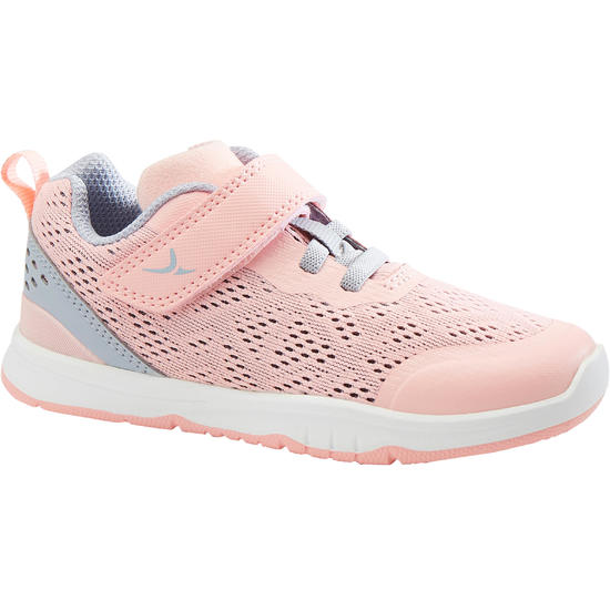 Zapatillas deportivas velcro Bebé Domyos I move Breath 570 rosa del 25 al 28