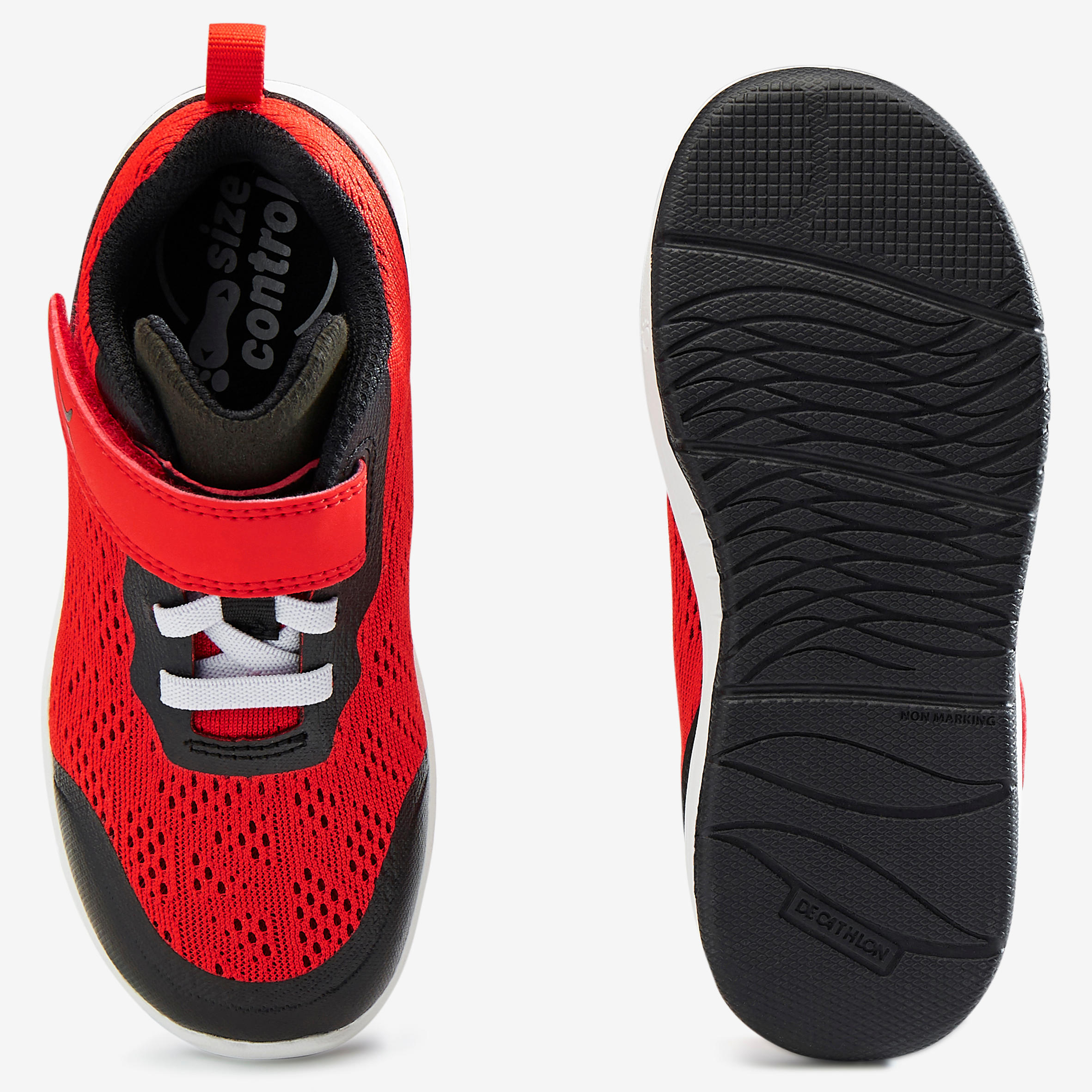 Chaussures bébé i move breath +++ respirantes rouge noir du 25 au 30 4/8