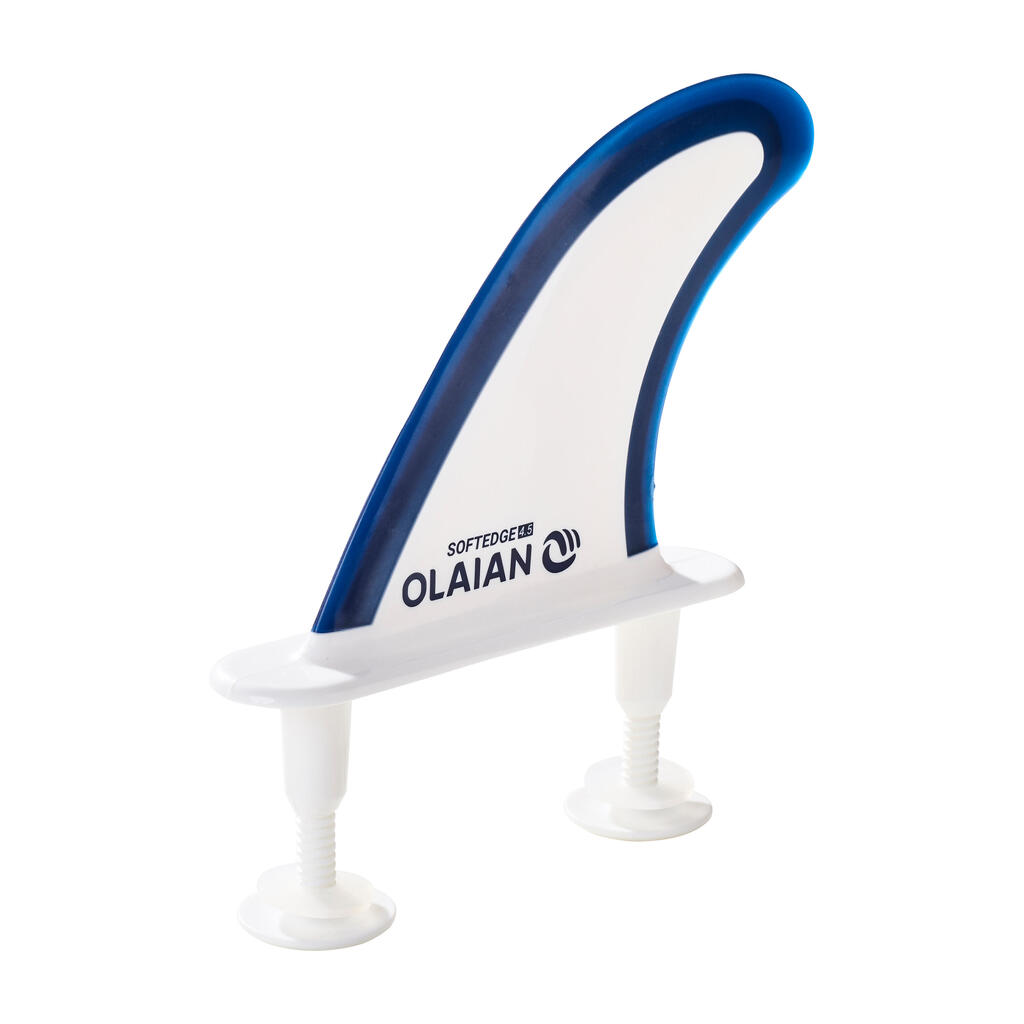 Aileron bord mou planche de surf mousse - 100 blanc