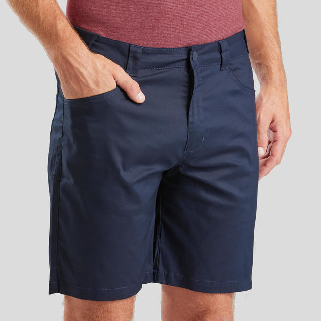 Men's Hiking Shorts NH100 Navy Blue