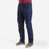 Men Hiking Trousers NH100 Blue