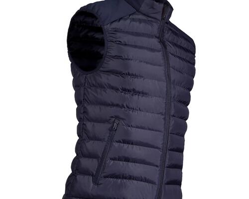 INESIS CW SLEEVELESS DOWN JACKET NAVY