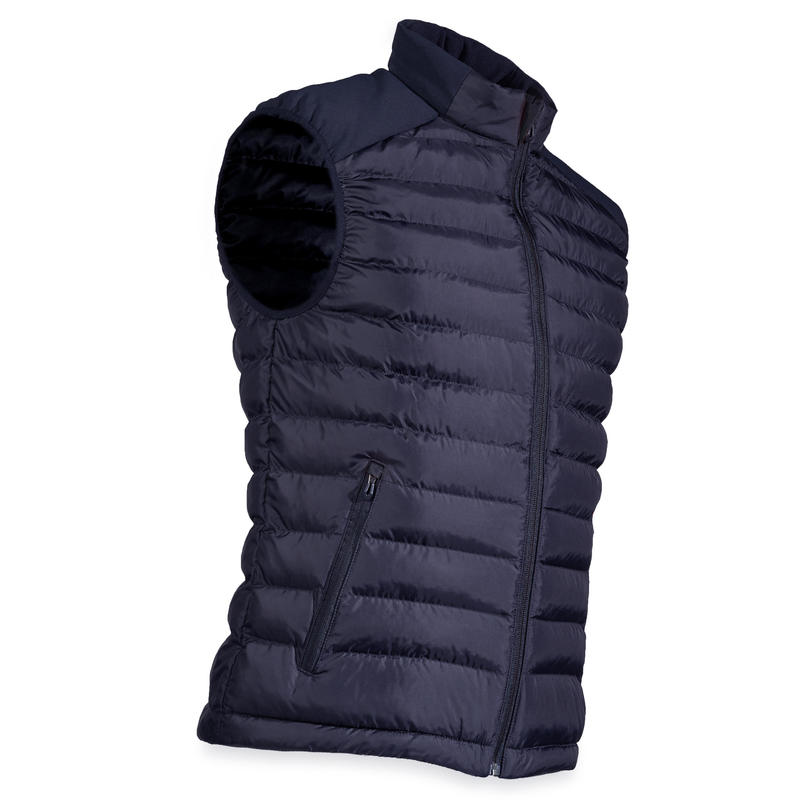 Men's golf winter sleeveless padded jacket CW500 navy blue Decathlon