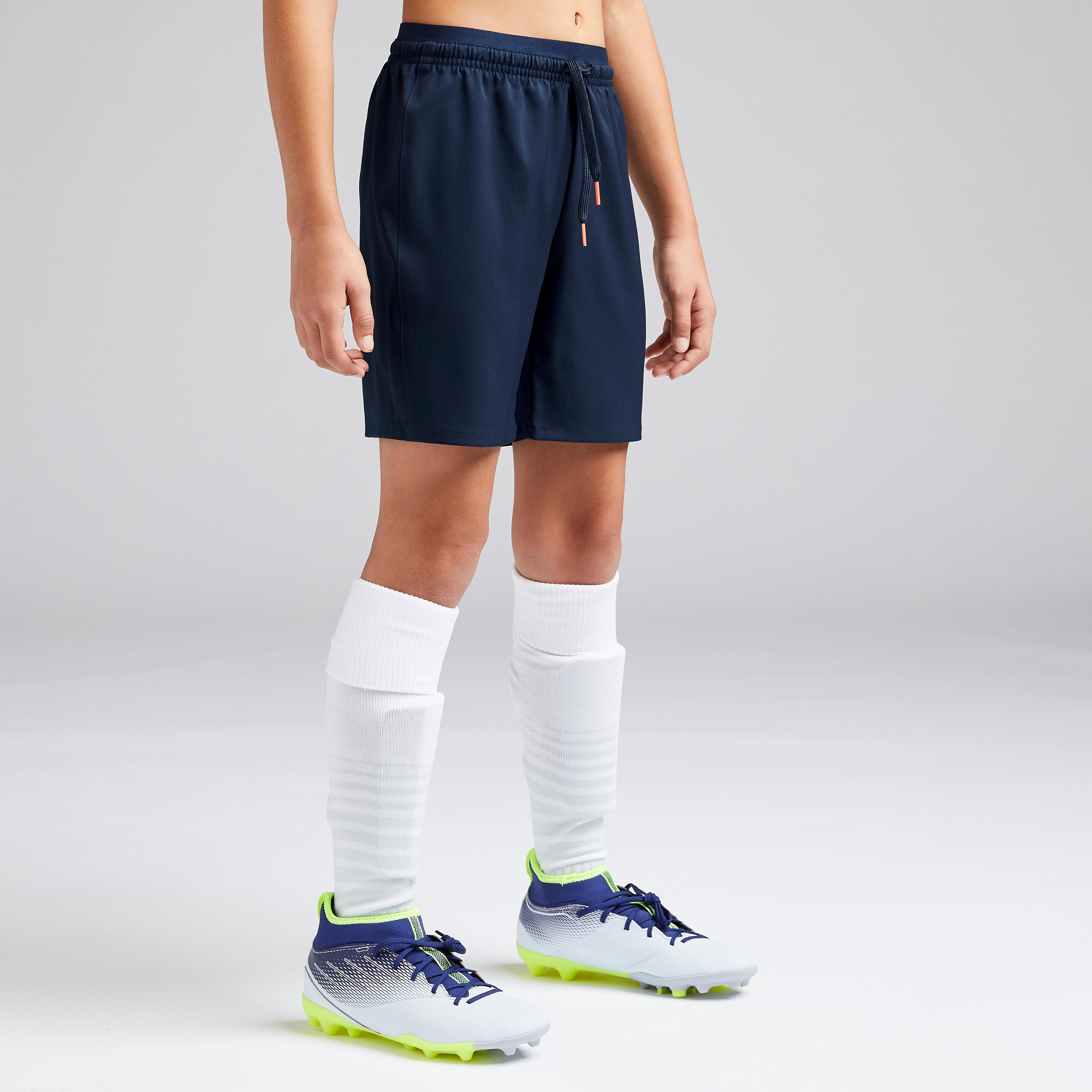 F500 Girls' Football Shorts - Blue 3/6