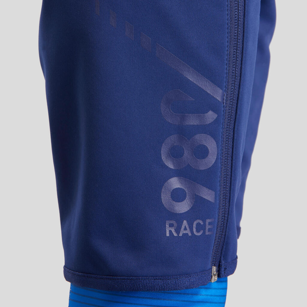 CHILDREN'S COMPETITION SKI SHORTS 980 - BLUE