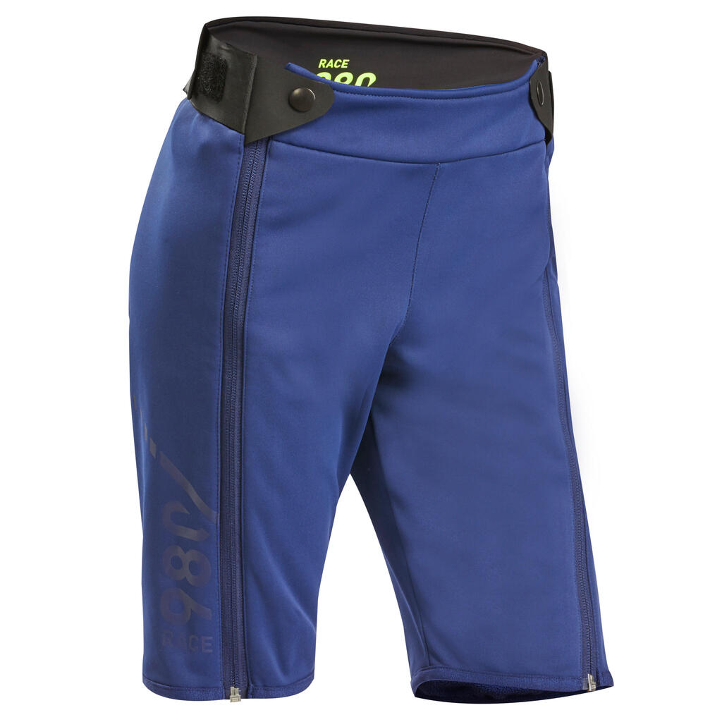 CHILDREN'S COMPETITION SKI SHORTS 980 - BLUE