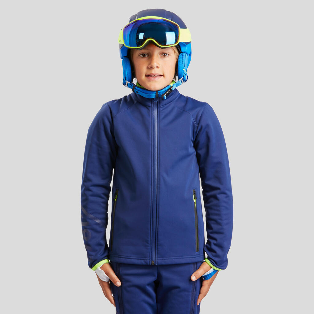 Plava dečja jakna za skijanje COMPETITION 980