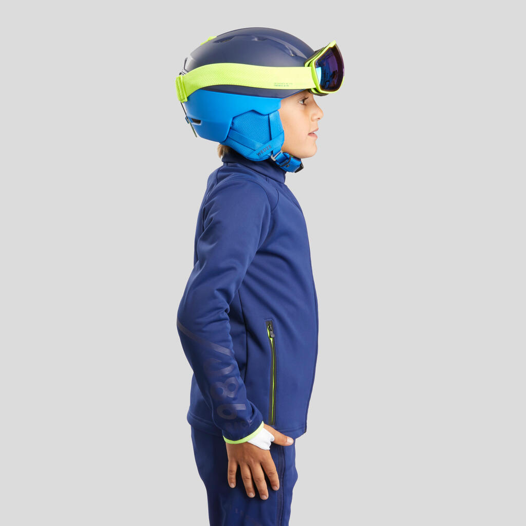 Bērnu sacensību slēpošanas jaka “980”, zila