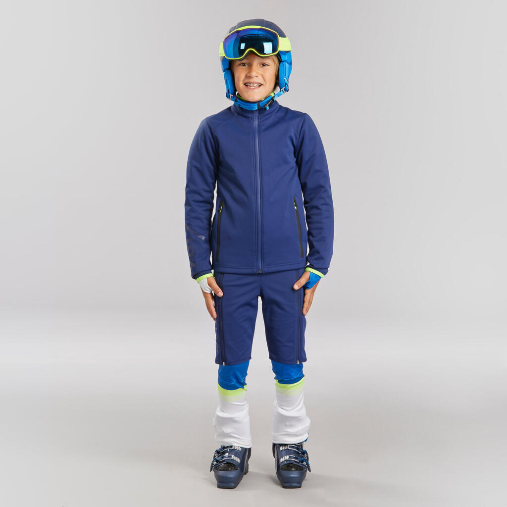 CHILDREN'S COMPETITION SKI SHORTS 980 - BLUE