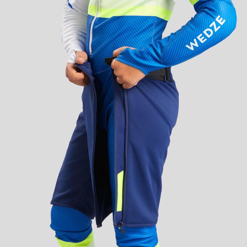 Skishort voor wedstrijden kinderen 980 blauw