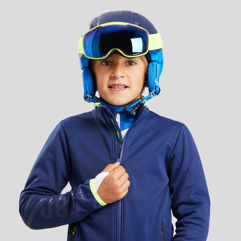 Dětská závodní lyžařská bunda 980 modrá
