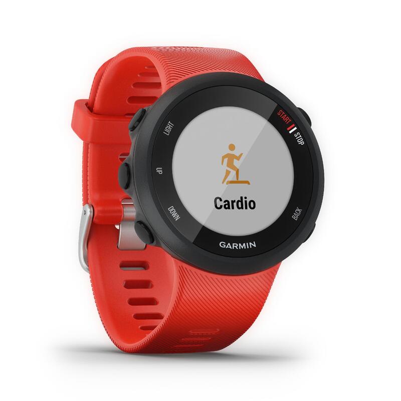 GPS-es futóóra Forerunner 45 lava red