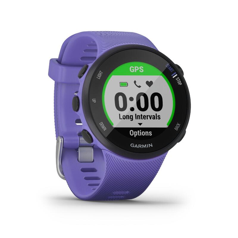 GPS-es futóóra Forerunner 45s lila