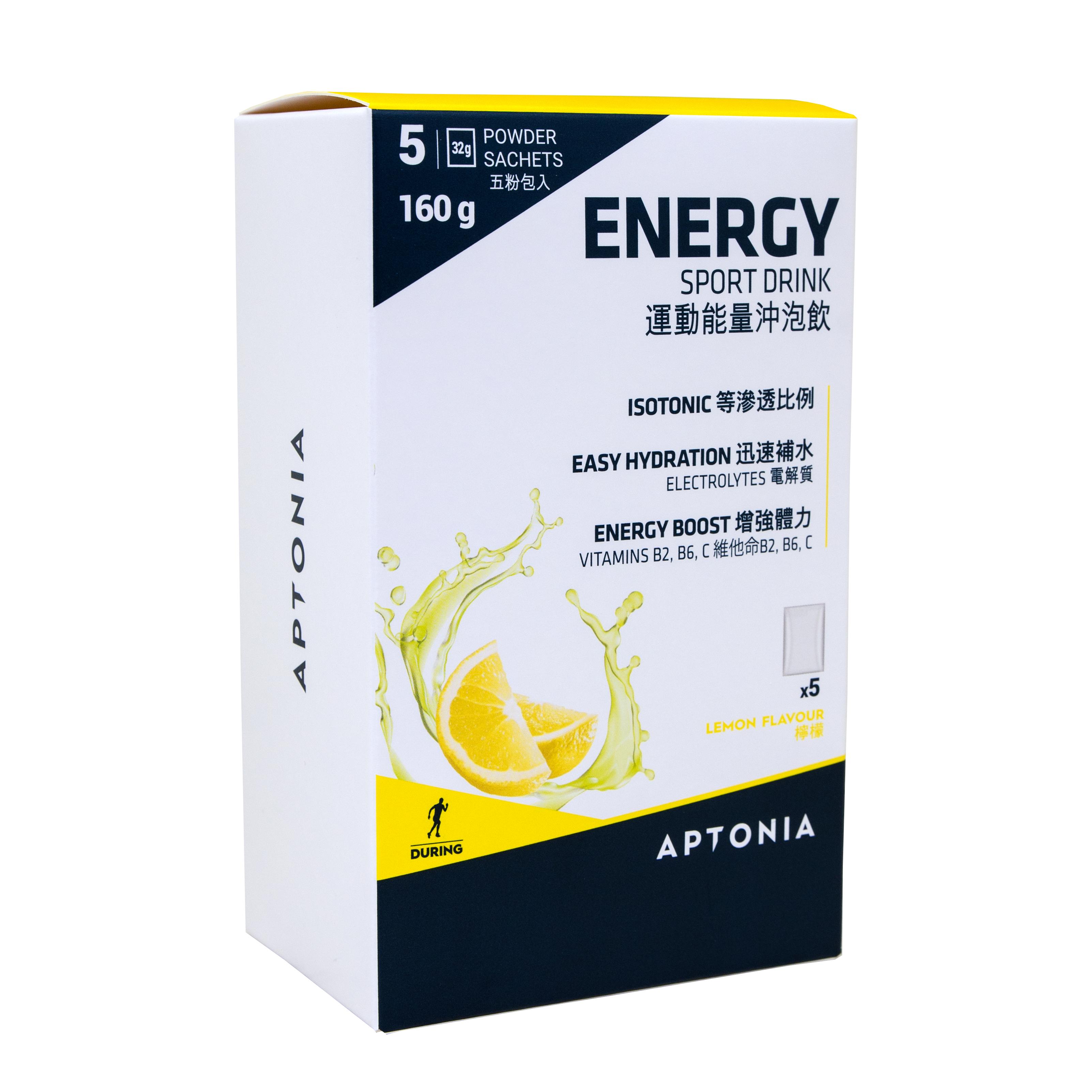 Aptonia Energy Sport Drink Powder 5 x 32 g - Lemon