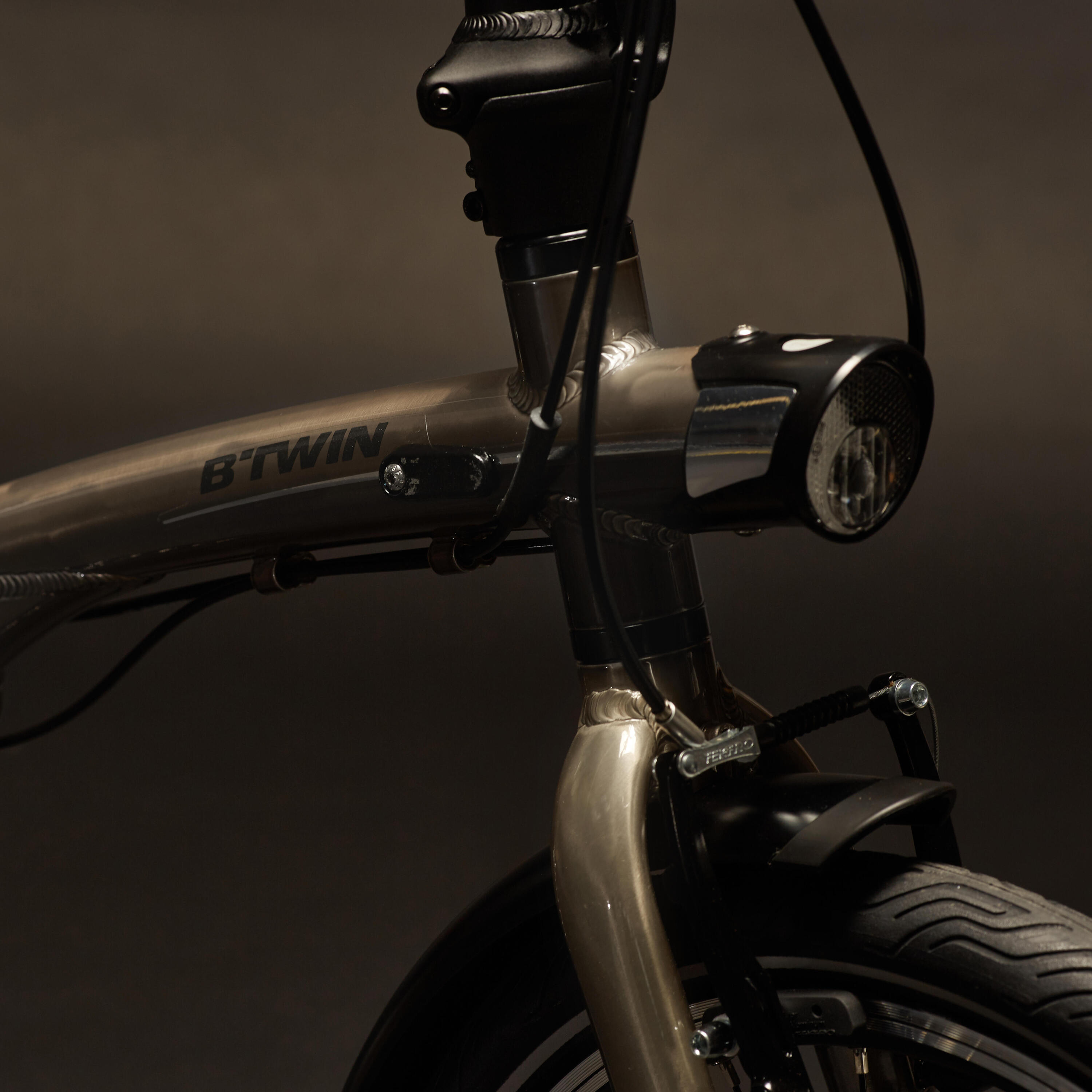 20 Inch FOLDING BIKE btwin 900 Metallic BTWIN Decathlon