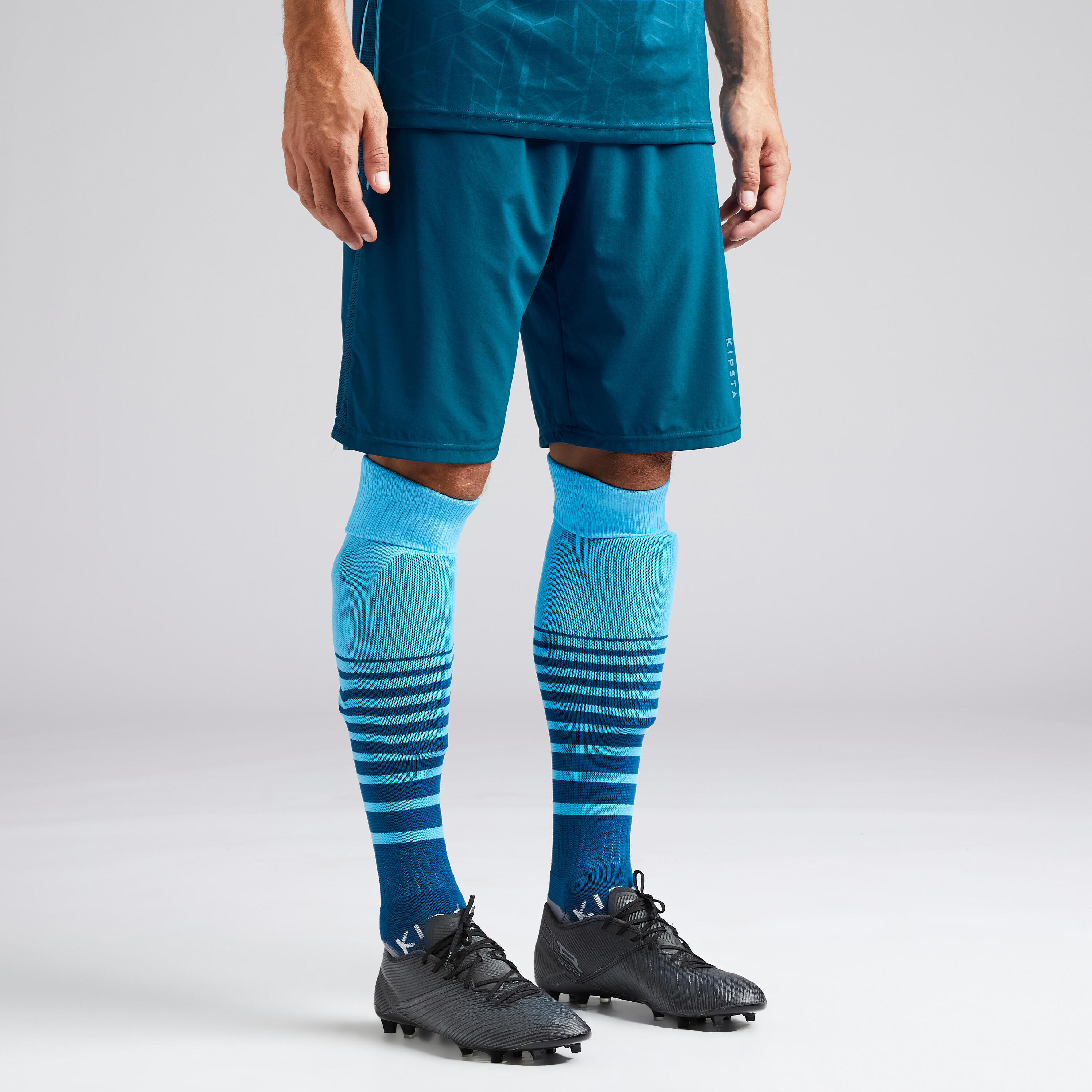 Adult 3-in-1 Football Shorts F540 - Petrol Blue 2/10