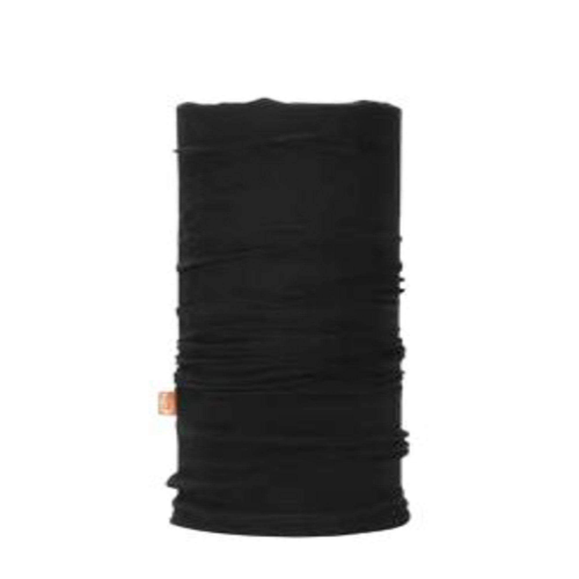 Braga cuello polar nieve y esquí Scarf Adulto Negro 3/4