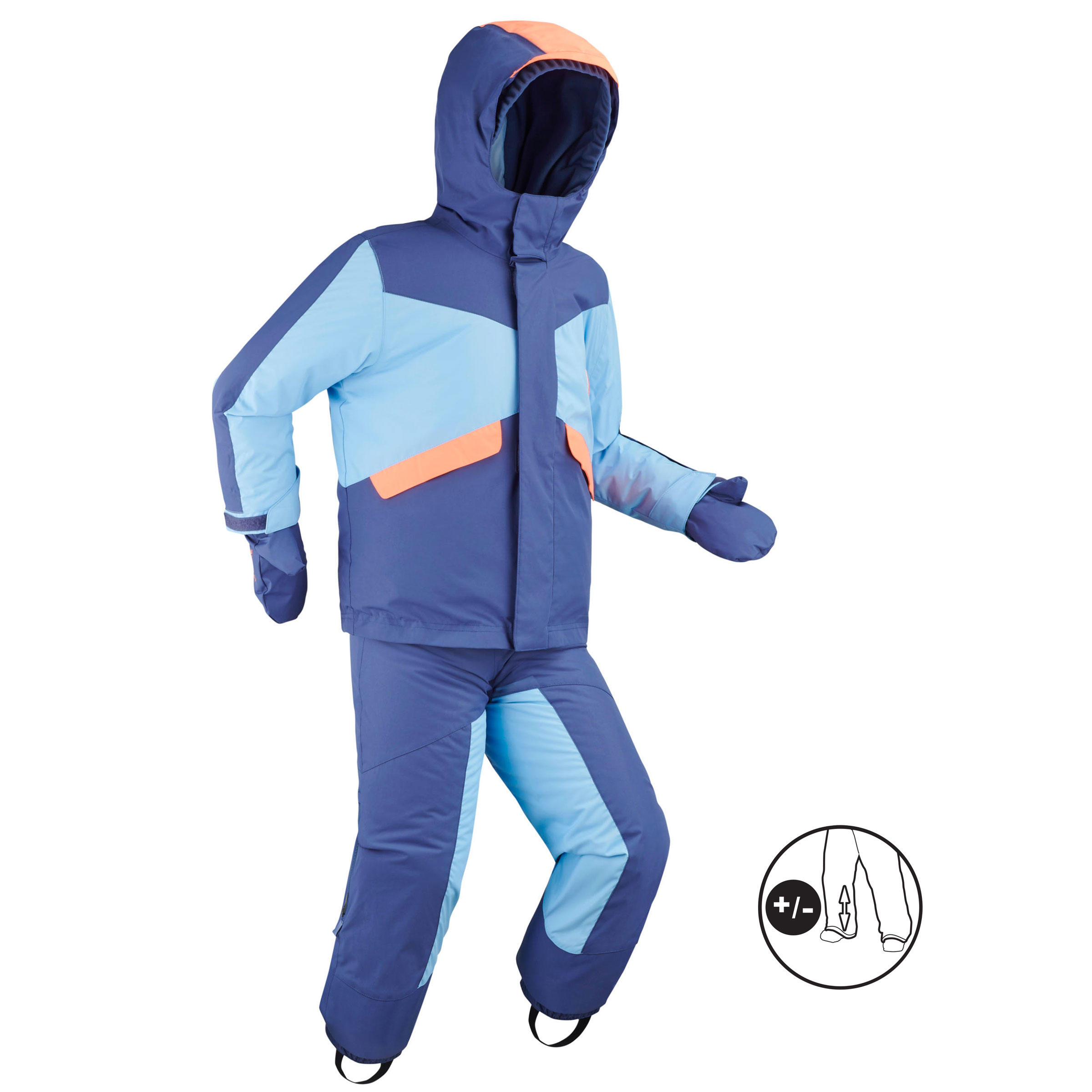ENSEMBLE DE SKI ENFANT PNF 500 CIEL ET CORAIL 2/29