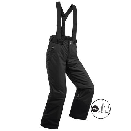 CHILDREN'S SKIING TROUSERS PNF 500 - BLACK