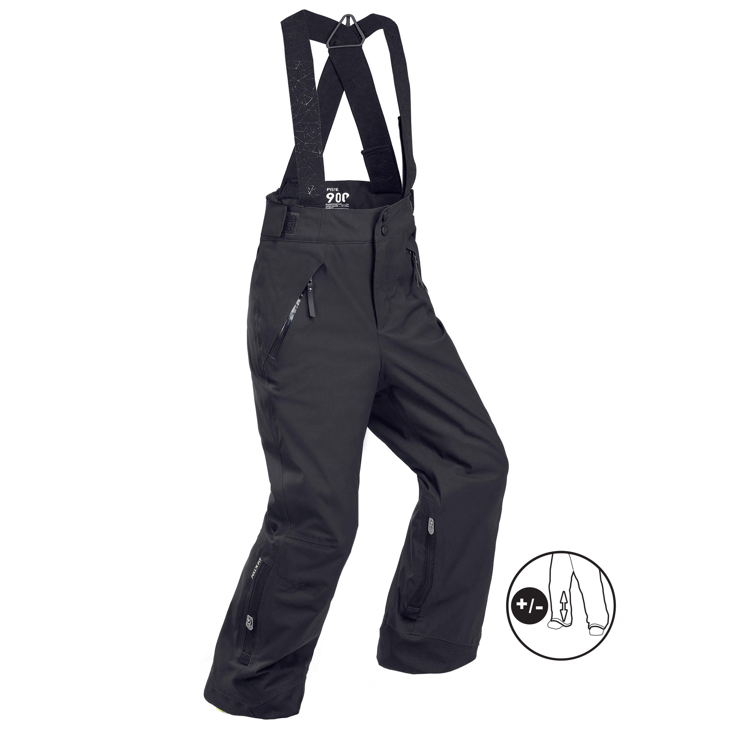 Pantalon schi PNF 900 Negru Copii