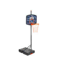 Kids' Basketball Hoop with Adjustable Stand (from 1.6 to 2.2m) B200 Easy - Blue