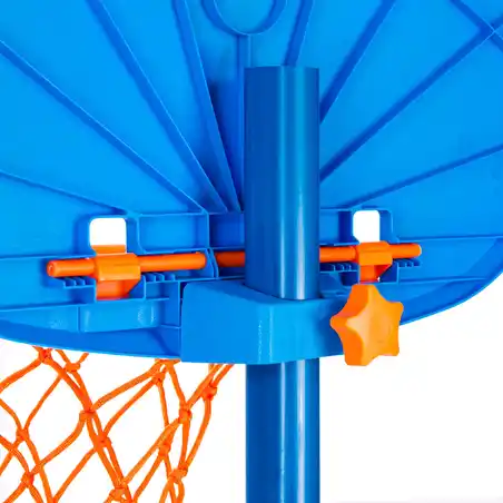 Keranjang Basket Anak K100 - Bola Biru.0,9 m sampai 1,2 m. Sampai usia 5 tahun.