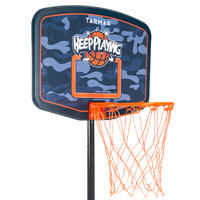 Kids' Basketball Hoop with Adjustable Stand (from 1.6 to 2.2m) B200 Easy - Blue