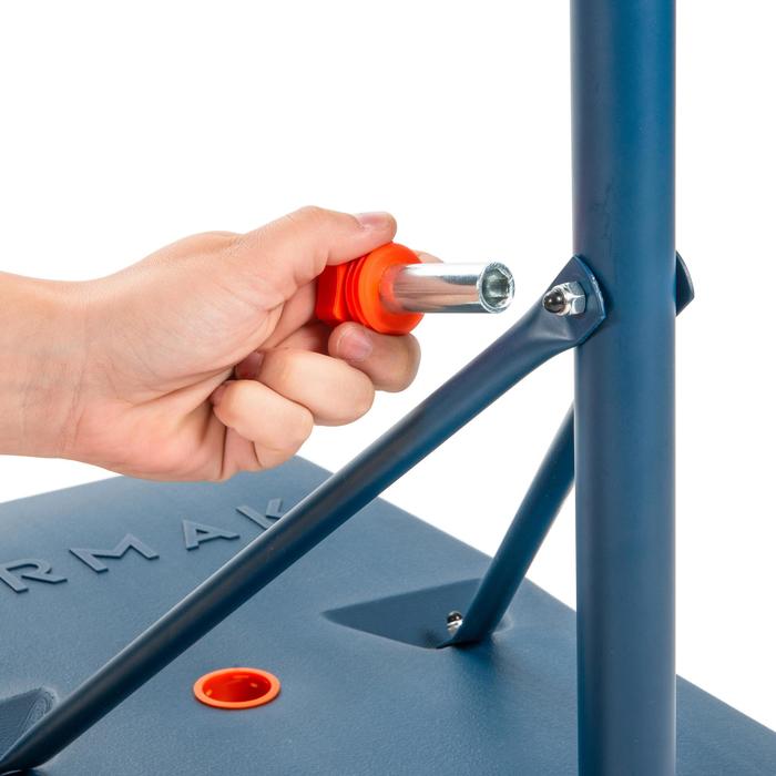 Panier de basketball enfant K500 vaisseau bleu. 1,30m à 1,60m. Jusqu'à